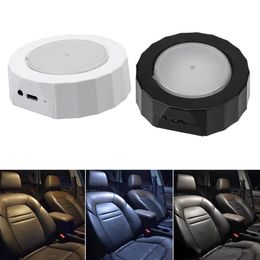 USB Reading Light Ceiling Magnet Lamp Night Lights Touch Type Rechargeable Tail Box Car Roof Interior Ornament Z7