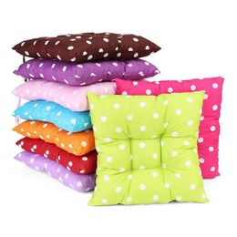 Cushion/Decorative Pillow 40cmX40cm Candy Color Square Car Sofa Chair Seat Upholstery Home Garden Office Kitchen Children Adult Wave Point C