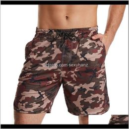 Clothing Apparel Drop Delivery 2021 Mens Shorts Fashion Camouflage Sports Casual Pants Home Capris Streetwear Pantalon De Designer Pour Homme