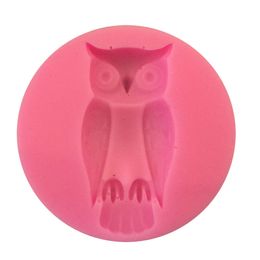 New Animal Owl Silicone Fondant Bird 3D Cake Mold Cupcake Jelly Candy Chocolate Decoration Baking Tool Moulds E716