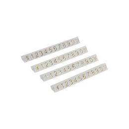 Clear Jewellery Plastic Led Display Pricing Finish Numbers