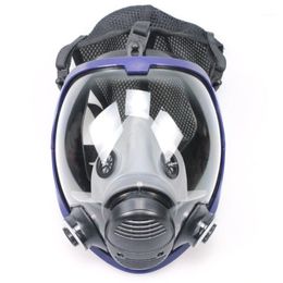 Full Face Outdoor Cycling Mask Respirator Gas Anti-dust Safety With Cotton Philtre For Industry Painting