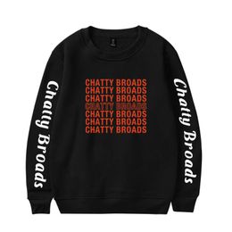 Men's Hoodies & Sweatshirts 2021 Chatty Broads 2D Print O-Neck Sweatshirt Harajuku Round Collar 1