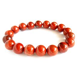 MG1182 New Design 10 mm Red Jasper Bracelet Gemstone Bracelet Healing Bracelets for Men Yoga Mala Crystal Bracelet