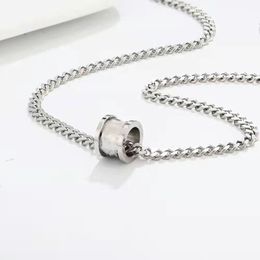 2021 Fashion Necklace Street Unisex Bracelet Circle Pendant Necklaces for Man Woman and Men Jewellery