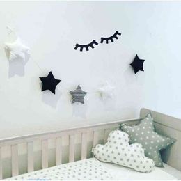 150CM Kids Room Decoration Wall Hangings Ornaments Star Garlands Stuffed Toys Nursery Baby Girl Gifts Party Christmas Decoration