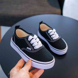 Kids Classic Casual Canvas Baby Boys Non-slip Rubber Sole Basketball Girls Children's Shoes 210329