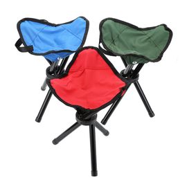 Camping Folding Portable Chair Outdoor Waterproof Foldable Aluminium Alloy Tube For Fishing Beach Hiking Picnic Garden BBQ Stool Tripod