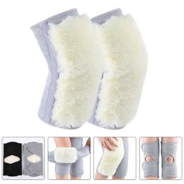 Motorcycle Armour 1 Pair Thickened Cashmere Knee Braces Pads For Winter