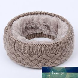 Hot Women Men Fashion Female Winter Warm Scarf Solid Chunky Cable Knit Wool Snood Infinity Neck Warmer Cowl Collar Circle Scarf Factory price expert design Quality