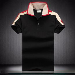2021ss Summer Mens Luxury Top quality Crocodile Embroidery Polo Shirts Short Sleeve Cool Cotton Slim Fit Casual Business Men Shirt Size M-3XL