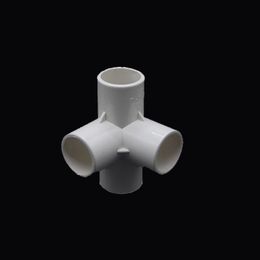 pvc tube fittings UK - Watering Equipments 20mm 25mm 32mm PVC Four Way Joint Garden Irrigation Tube Adapter Pipe Fittings