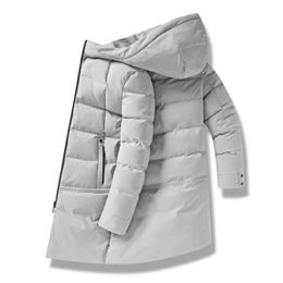 Winter Jacket Men Parkas Coat Thick Warm Parkas Hooded Keep Warm Long Overcoat Casual Loose Snow Coat Jacket Plus Size M-XXXXL Y1103