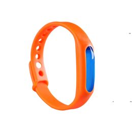 new Kid Mosquito Repellent Bracelet Silicone Wristband Plant Essential Oil Capsule Mosquito Repellent Band Pest Bug Control Killer EWE7536