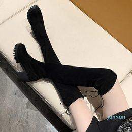 Wholesae-Boots Sarairis 2021 Fashion Platform Non-slip INS Dropship Women Shoes Comfy Trendy Stretch Thigh High Boot Lady