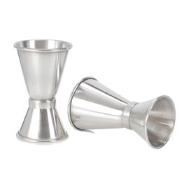 S/M/L stainless Steel Double Jigger Shot Drink Measure Cup Cocktail Drink wine bar shaker ounce double cup DH9476