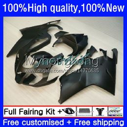 Motorcycle Bodys For Aprilia RSV1000R Mille RSV 1000 R 1000R 03 04 05 06 Cowling 9No.34 RSV1000RR RV60 RSV-1000 RSV1000 R RR 2003 2004 2005 2006 Fairing Kit Matte black