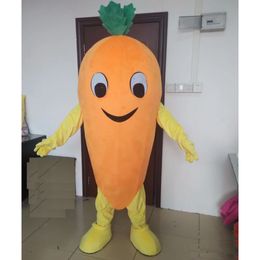 Halloween carrot Mascot Costume High Quality Cartoon Plush Anime theme character Adult Size Christmas Carnival Birthday Party Fancy Outfit
