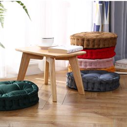 Fashionable Home Furnishing Japanese Tatami Putian Korean Floor Cushion Round Heightening Office Sedentary Chair Cushion F8226 210420