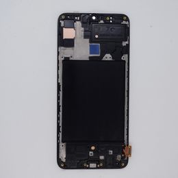Display LCD para Samsung Galaxy A70 A705 OEM ORIGINAL TOQUE TOCK PAINELS MONTAGEM DIGITIZADOR Substituição com quadro