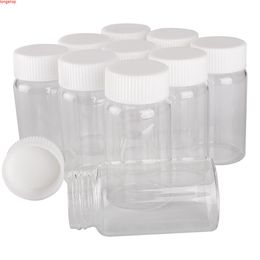 15 pieces 50ml 37*70mm Glass Bottles with White Plastic Caps Spice Container Candy Jars Vials DIY Craft for Wedding Giftgoods