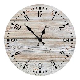 Vintage Wooden Wall Clock Minimalist Living Room Home Decor Wood Silent ative Large s Art 211110