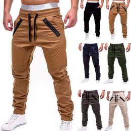 Sweatpants Men's Pants Hip Hop Joggers Cargo Streetwear Men Trousers Casual Fashions Military Pantalones Hombre 4XL 210715
