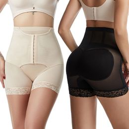 Women High Waist Underwear Body shaping Pants Tummy Breasted Padded Fake Ass Butt Enhancer Lifting Corset Tights Panties