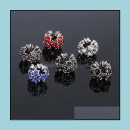 Crystal Loose Beads Jewellery Fits Bracelets Big Hole Charms For Wholesale Diy European Necklace Aessories 2530 Drop Delivery 2021 I2Tya