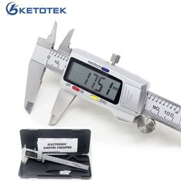 150mm Electronic Digital Metal Calliper 6 Inch Stainless Steel Vernier Gauge Micrometre Measuring Tool Ruler 210922