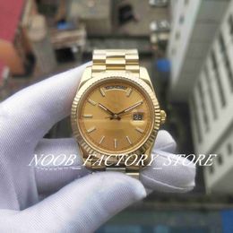 Men Size Watch Super BP Factory 2813 Automatic Movement V2 New Style Stainless Steel Strat Sport Wristwatch Gold Dial Sapphire Glass 40mm Mens Watches