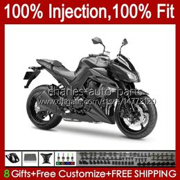 Injection Mould Body For KAWASAKI NINJA Z 1000 R Z-1000 10 11 12 13 Years Bodywork 15No.53 Z-1000R Z1000 2010 2011 2012 2013 Z1000R 2010-2013 OEM Fairing Kit matte black