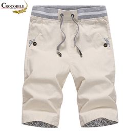 brand Summer linen Cotton Shorts Men Fashion Brand Boardshorts Breathable Cool Short Masculino Man Casual Shorts 210720