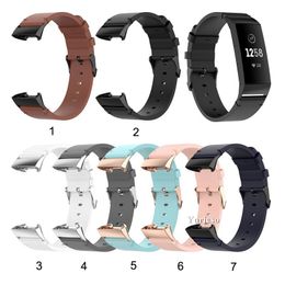 Leather Band For Fitbit Charge 3 4 3SE Smart Bracelet Band Strap For Fitbit Charge 3 4 3E Geniune Watch Replacementwholesale