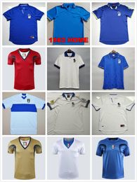 1982 1994 1996 1998 2000 Retro Soccer Jerseys 2006 World Cup Italia #10 totti #3 grosso #5 cannavaro #7del piero #21 pirlo #18 inzahji Football shirts Uniform