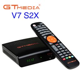 -GTMEDIA FreeSat V7 S2X Set Top Box HD FTA Digital-Satelliten-TV-Empfänger DVB-S2 / S-Support Bisskey 1080P Upgrade V7s Keine WIFI-Antenne