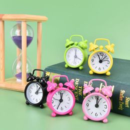 Other Clocks & Accessories 1pc Retro Portable Mini Alarm Clock Electronic Round Number Double Bell Desk Table Digital Home Decoration