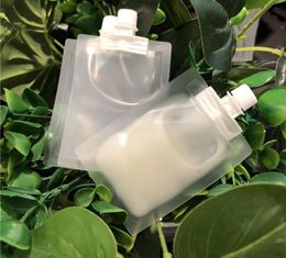 2000pcs 5ml Sample Liquid Plastic Spout Bag Translucence Cream Lotion Packaging Pouch for Cosmetic Makeup Premium Giveaway