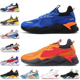 grey toys Canada - Fashion Blue Orange Rs-x Women Mens Running Shoes RS X Platform Black Gold Motorsport White Grey TROPHY Optimus Prime Reinvention Toys Trainers Sneakers