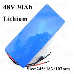 Customize 48v 30Ah Lithium ion battery pack with BMS for 2500w 3000w electric bike motorcycle skateboard scooter +5A Charger