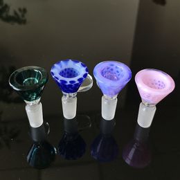 In Stock Colorful Heady Glass Bowls 14mm Male Joint Bowl Stylish Smoking Accessaries Water Pipes Dab Rigs E Cigatettes XL-SA01