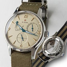 luminous military watches Canada - Wristwatches Military Seagull Automatic Movement Men's Watch 1963 Sapphire Waterproof Luminous Trend