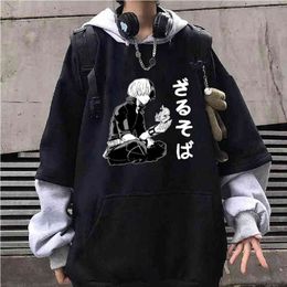 My Hero Academia Hoodies Men Funny Japanese Anime Hoodie Boku No Hero Academia Streetwear Shoto Todoroki Pullover Clothes H1227