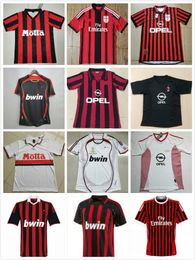 2004 2005 2007 2009 2011 AC GULLIT Milan Retro Soccer Jerseys MALDINI INZAGHI RONALDO BAGGIO BOBAN BARESI WEAH Ronaldinho Ibrahimovic Vinatge Football Shirt Kits