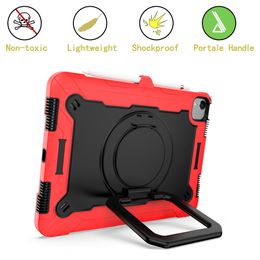 Tablet Cases 360 Rotating Grip Stand Cover With Shoulder Strap Pencil Holder For IPad Air 4th Generation 10.9 2020 Pro 11 Inch 2020/2018