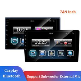 2 Din Car Radio 2din Bluetooth Car Multimedia Player For VW Nissan Hyundai Toyota CR-V KIA Support Carplay Subwoofer