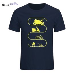 Summer NEW Fashion Baby-Car Bike Bicycle Motorcycle Evolution Tee Shirt For Man Summer Hip hop T Shirt Plus Size 210409