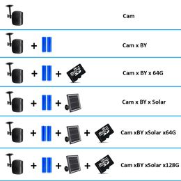 IP Camera Outdoor Indoor 3MP HD Wireless WIFI Rechargeable Battery Powered Smart Home Security CAM Camhi