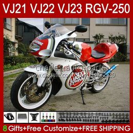 Body For SUZUKI RGVT RGV 250CC 250 CC RGV250 SAPC VJ22 Stock Lucky RVG250 VJ 22 20HC.74 RGV-250 Panel 90 91 92 93 94 95 96 RGVT-250 1990 1991 1992 1993 1994 1995 1996 Fairing