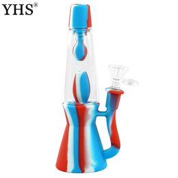 Colourful glass water hookah oil rig bong pipe tobacco wax bubbler pipes for smoking Smoker Accessories